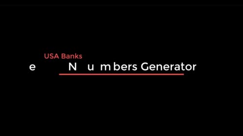 US Banks Phone Number Generator