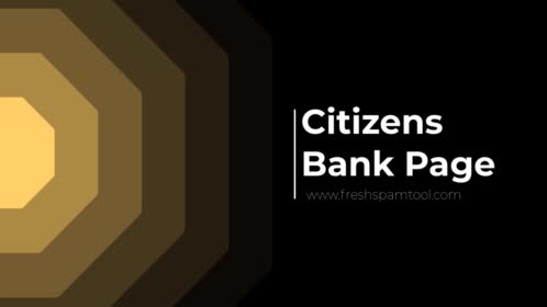 Citizens Bank Private Page with Live Panel
